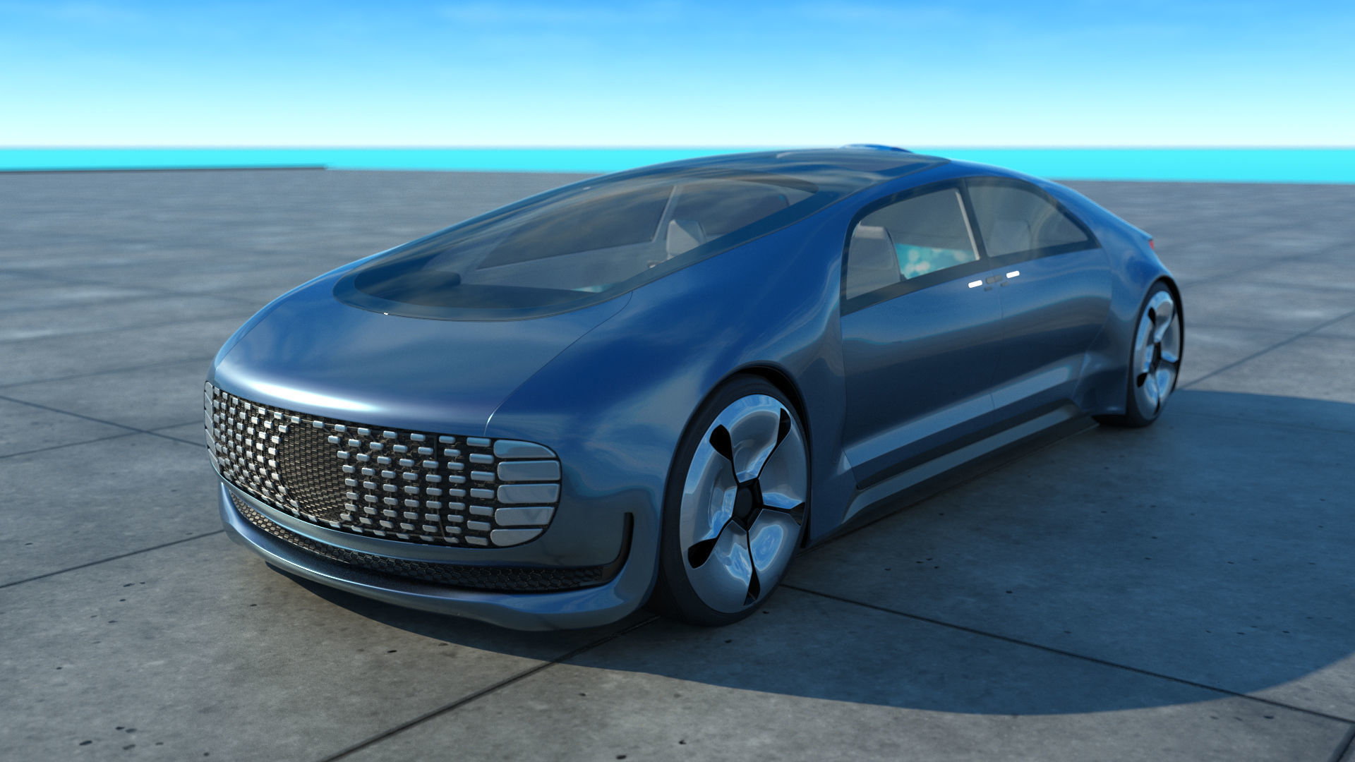 Concept car  Luxury F015 3D model_33