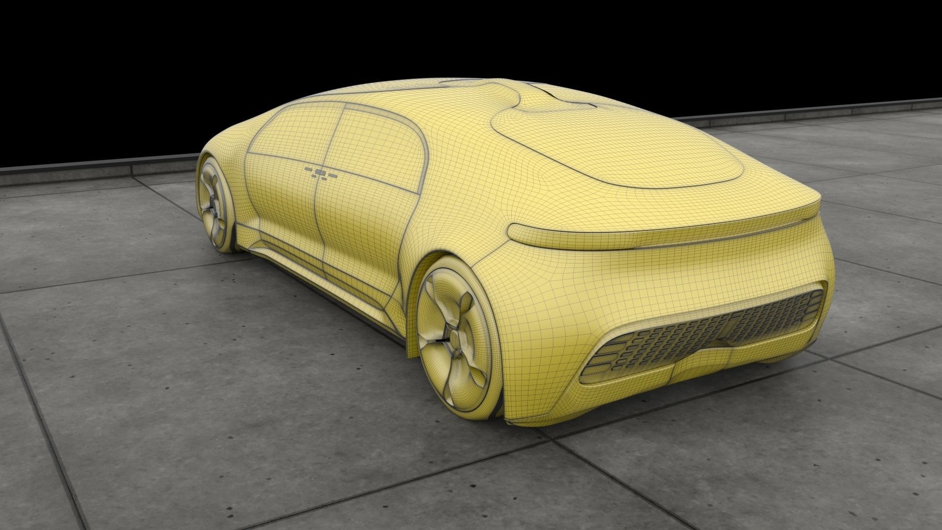 Concept car  Luxury F015 3D model_13