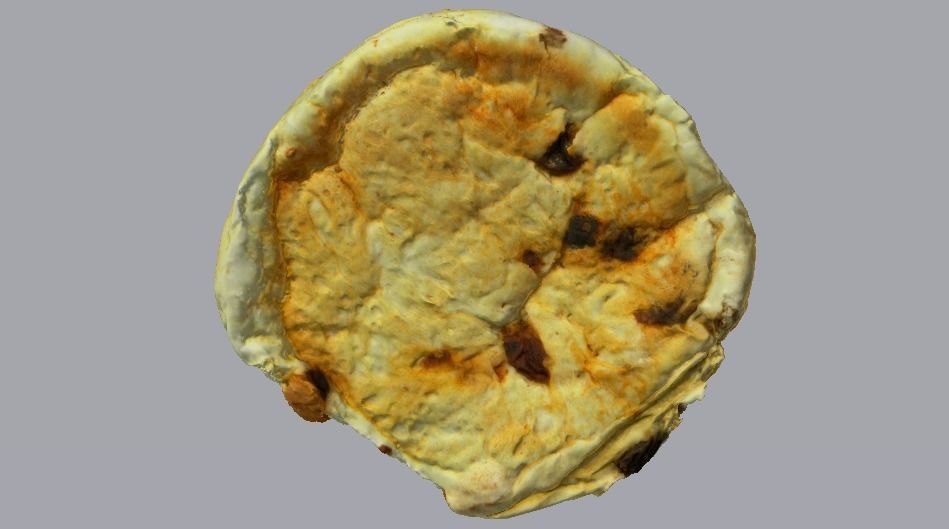 Raisin Bread Low-poly 3D model_14