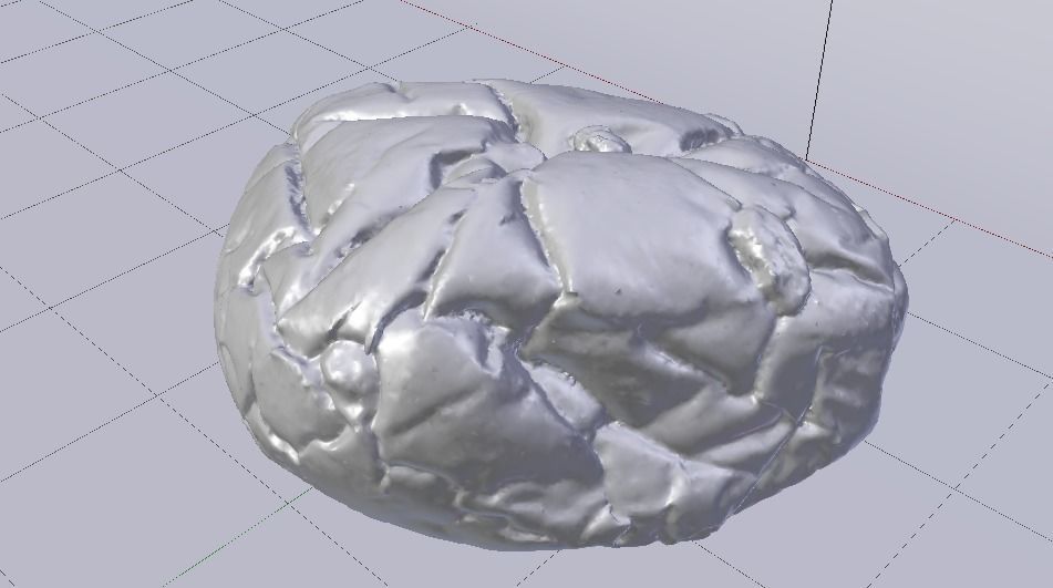 Raisin Bread Low-poly 3D model_16