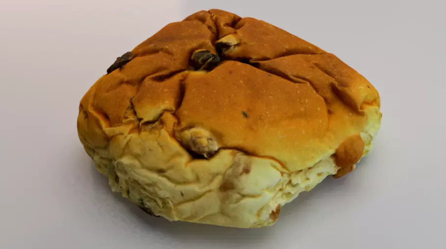 Raisin Bread Low-poly 3D model_0
