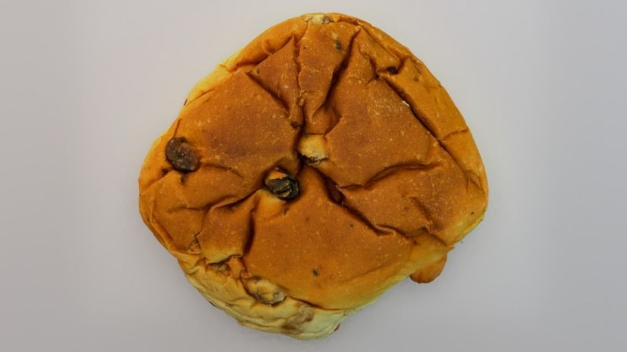 Raisin Bread Low-poly 3D model_3