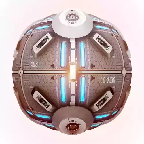 PBR Sci-Fi Industrial Texture 26