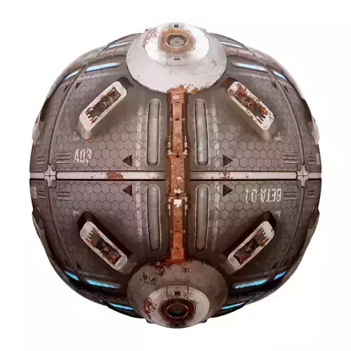 PBR Sci-Fi Industrial Texture 27