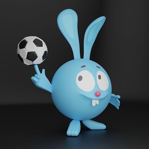 Krash rabbit from Smeshariki 3D print model