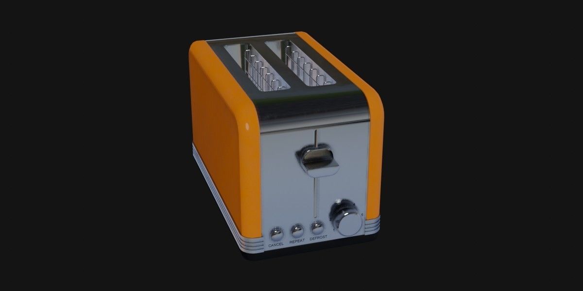 Toaster 3D Model 3D model_6