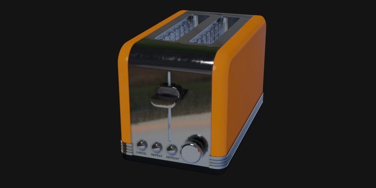 Toaster 3D Model 3D model_13