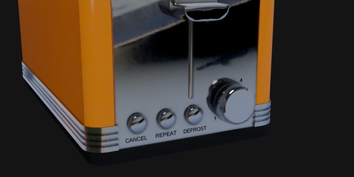 Toaster 3D Model 3D model_12