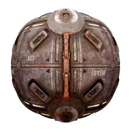 PBR Sci-Fi Industrial Texture 29