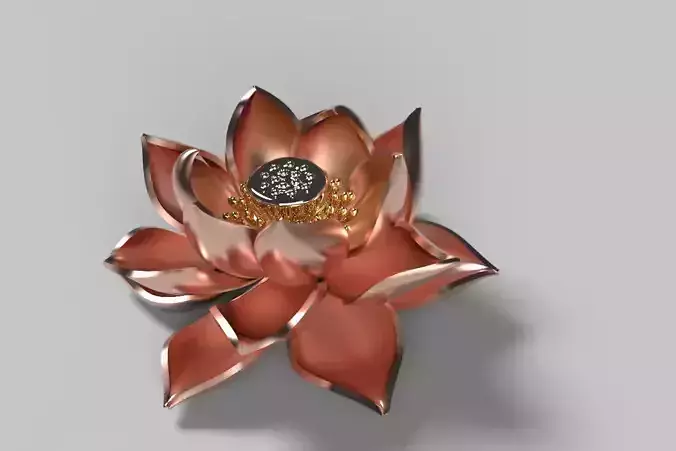 Lotus Brooch