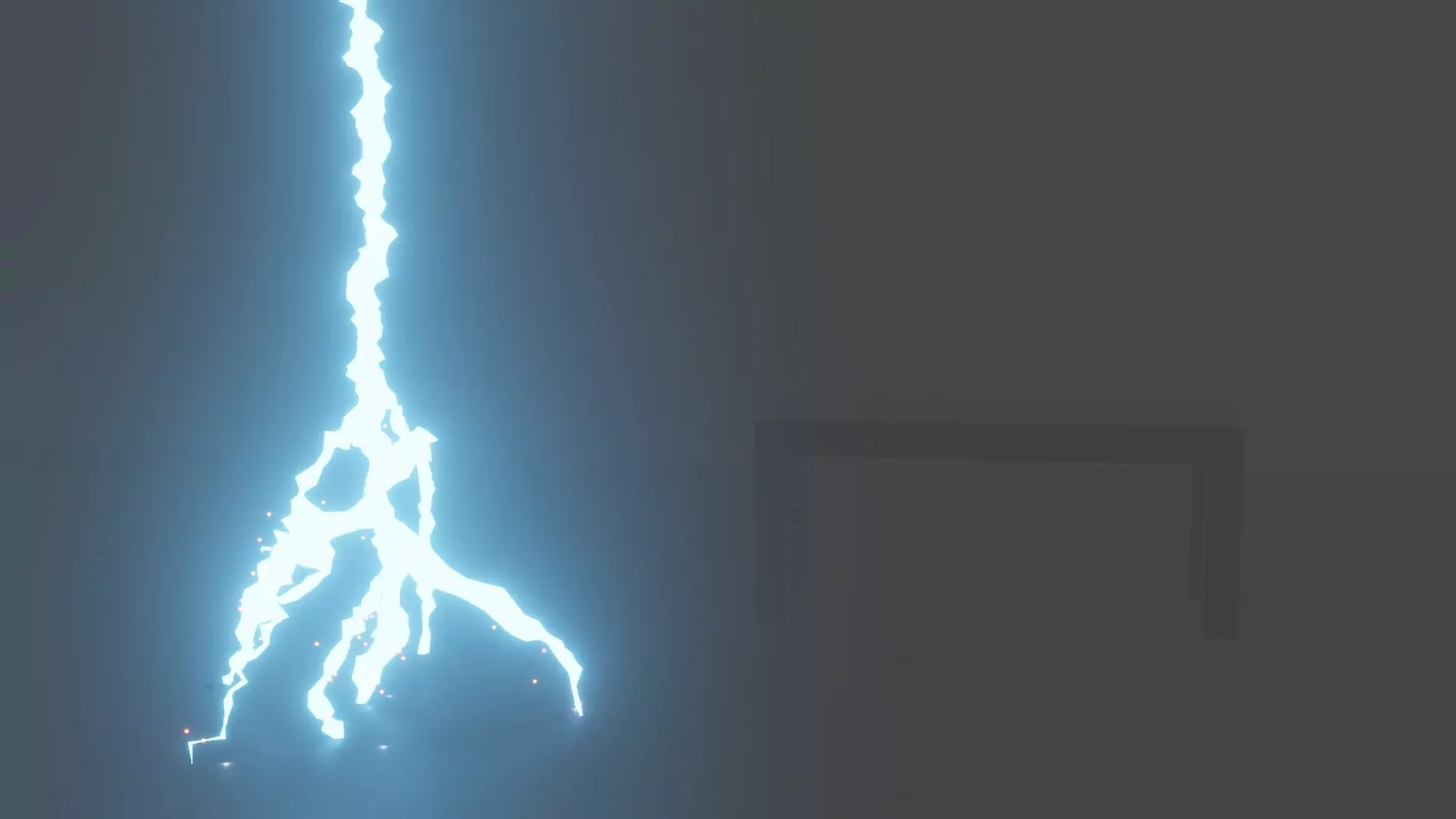 Lightning reactive 3D model