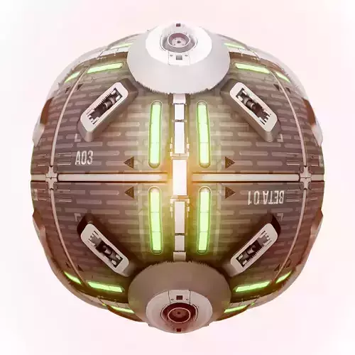 PBR Sci-Fi Industrial Texture 30