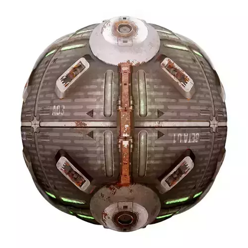 PBR Sci-Fi Industrial Texture 31