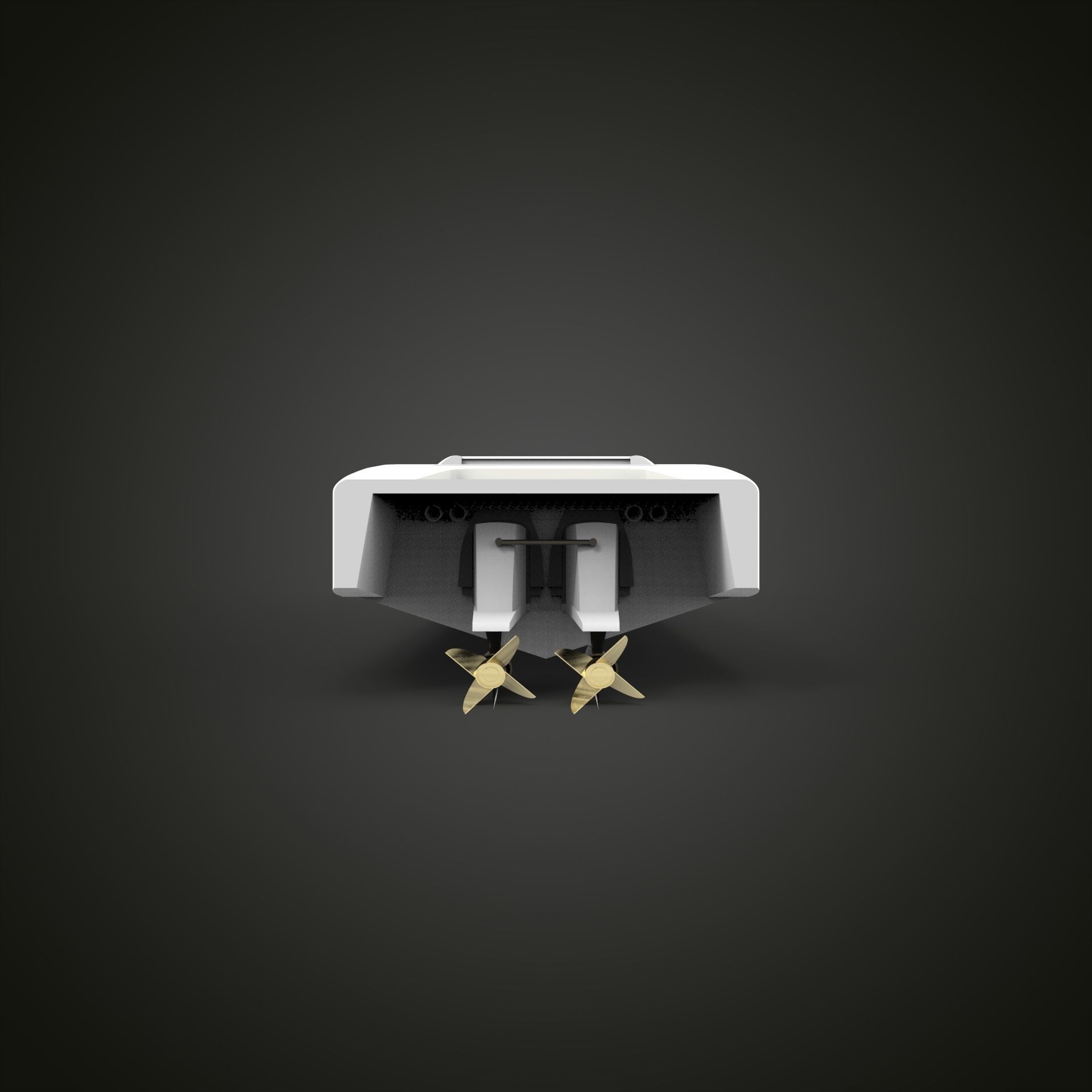 RC Boat   3D print model_3