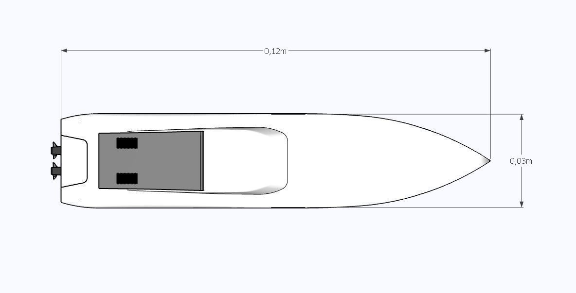 RC Boat   3D print model_8