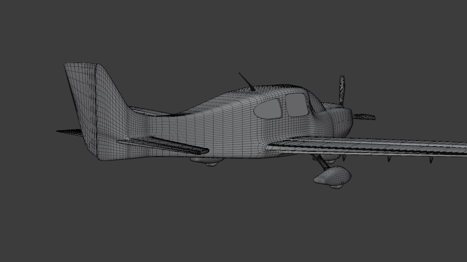 Aircraft - Airplane - Cirrus SR22 VH-PGU 3D model_8