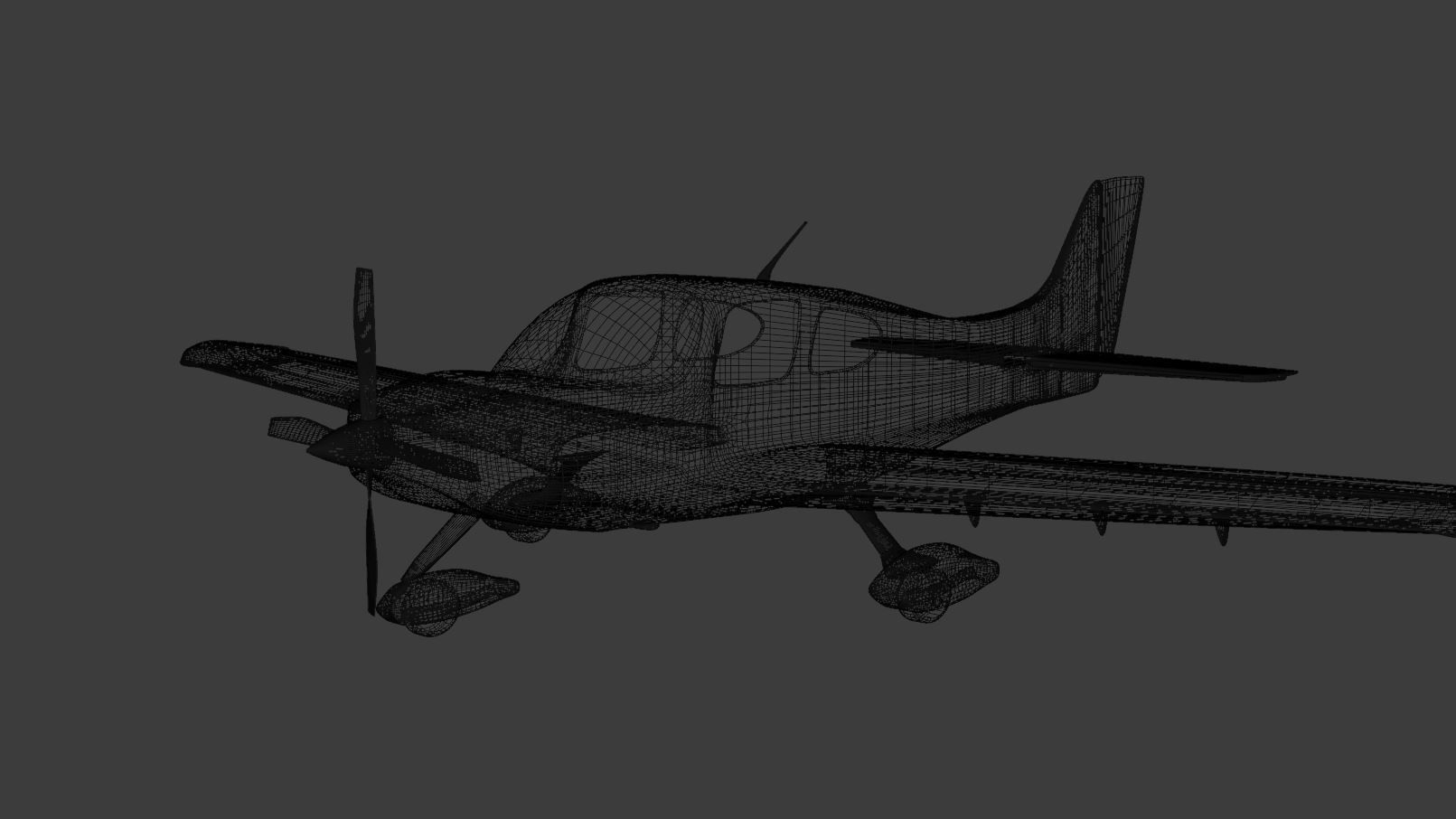 Aircraft - Airplane - Cirrus SR22 VH-PGU 3D model_9