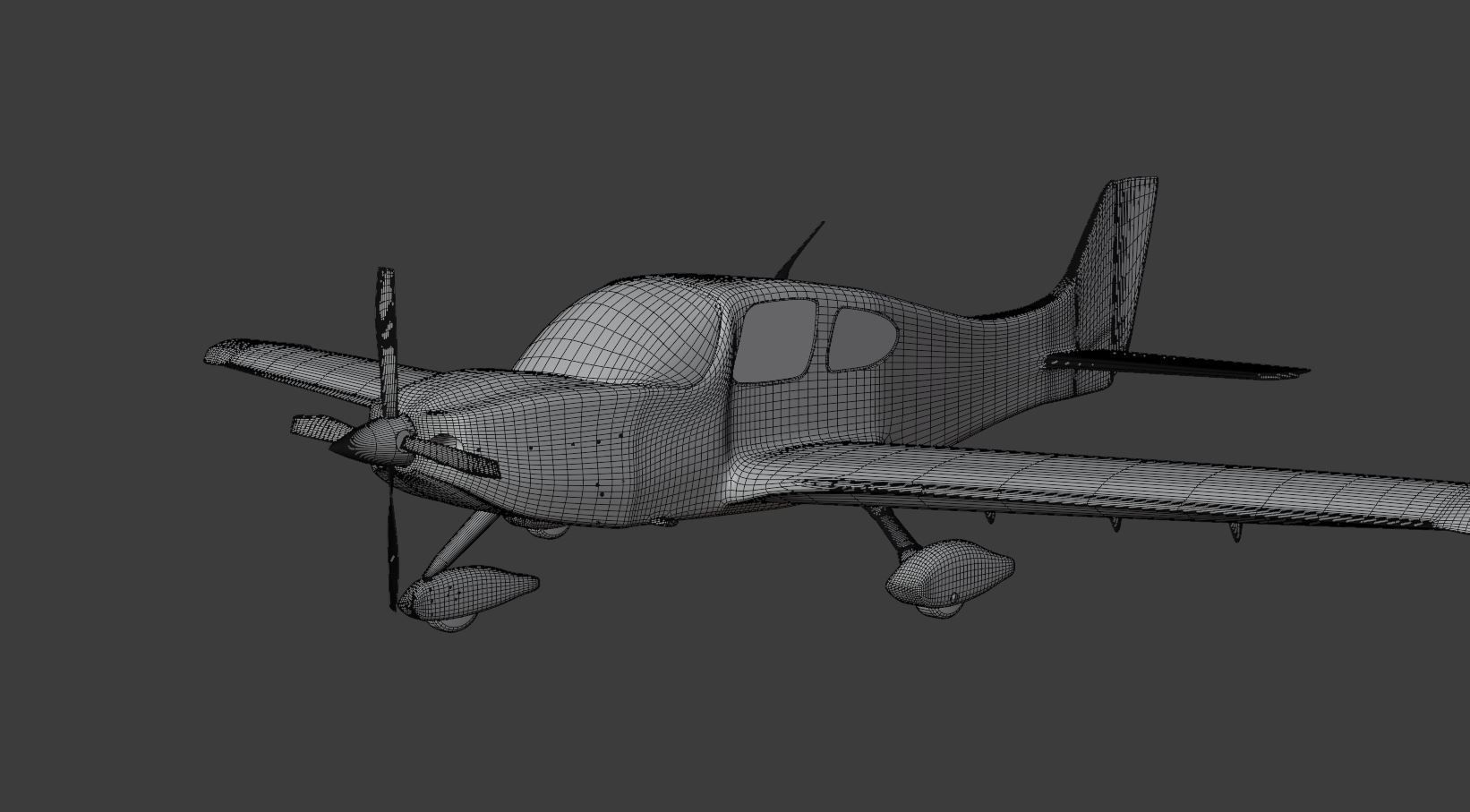 Aircraft - Airplane - Cirrus SR22 VH-PGU 3D model_7
