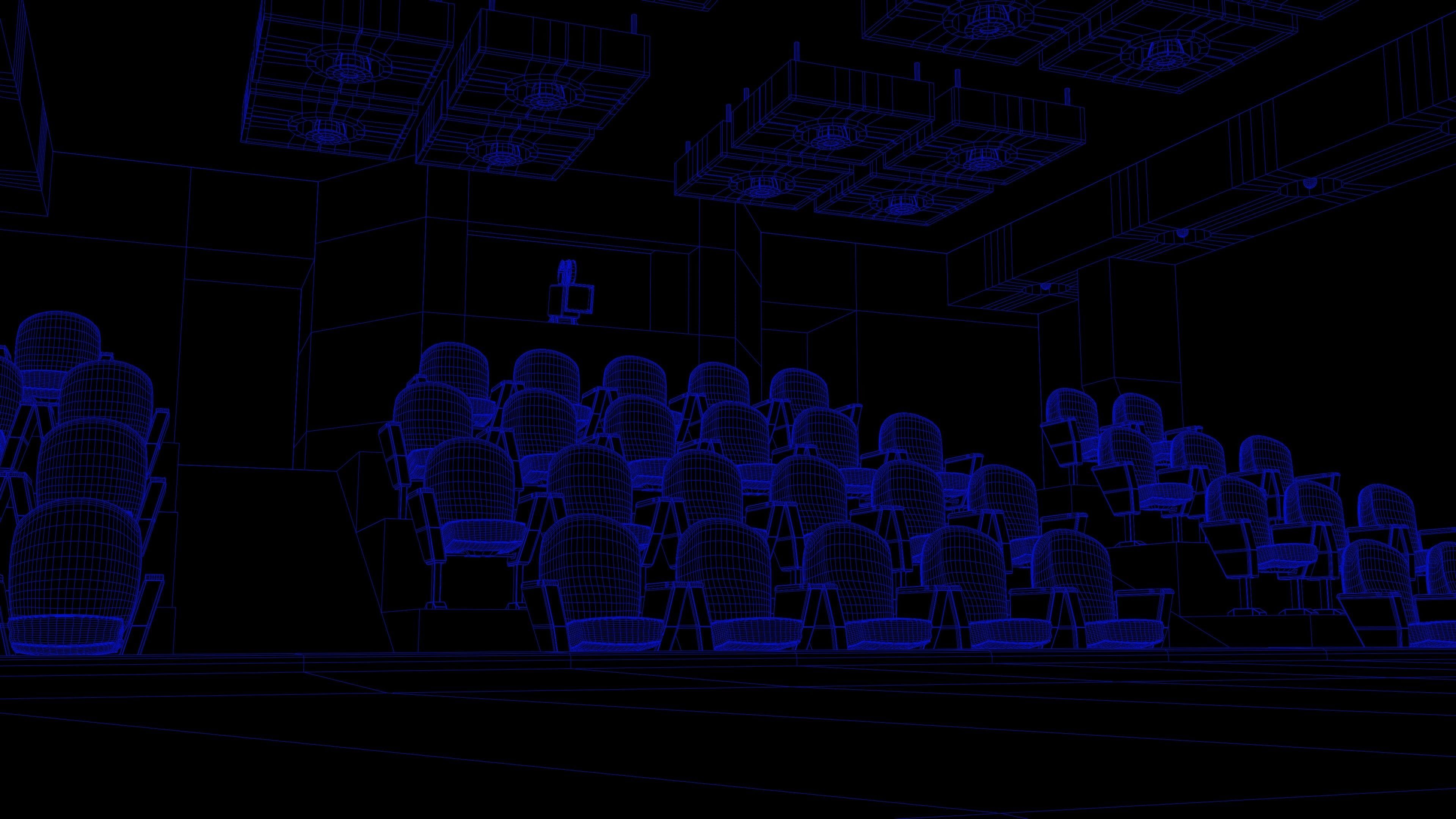 Theater Auditorium 3D model_5
