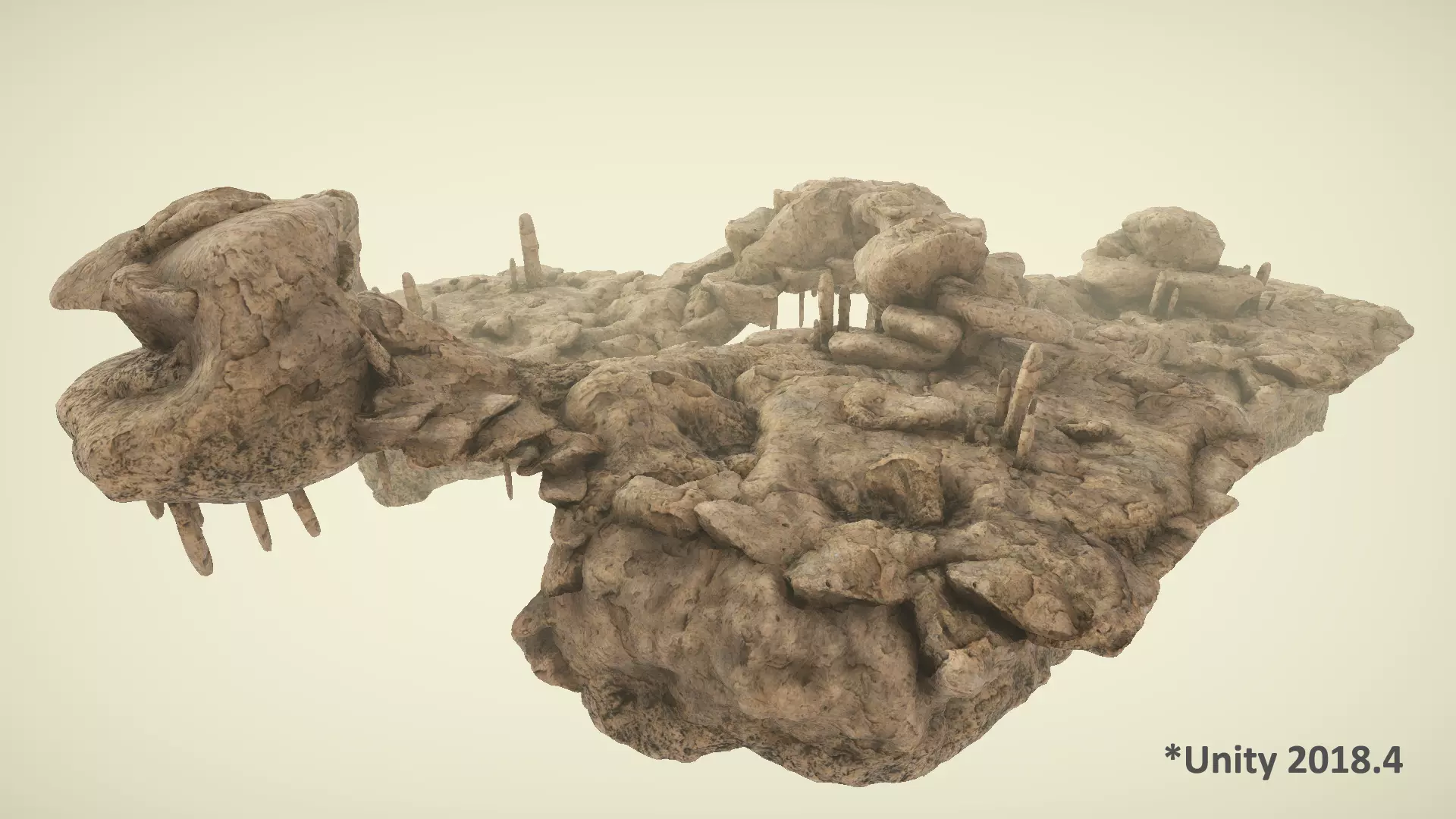 Environmental Rocks Vol1 - Game Ready and PBR Low-poly 3D model_0