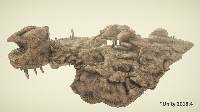 Environmental Rocks Vol1 - Game Ready and PBR Low-poly 3D model