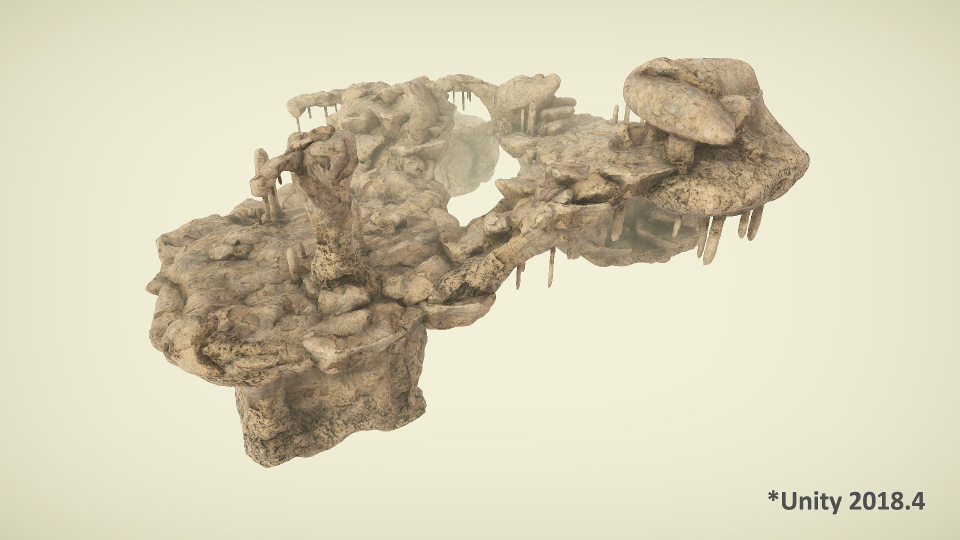 Environmental Rocks Vol1 - Game Ready and PBR Low-poly 3D model_3