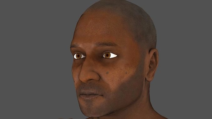Human body lowpoly model  Low-poly 3D model