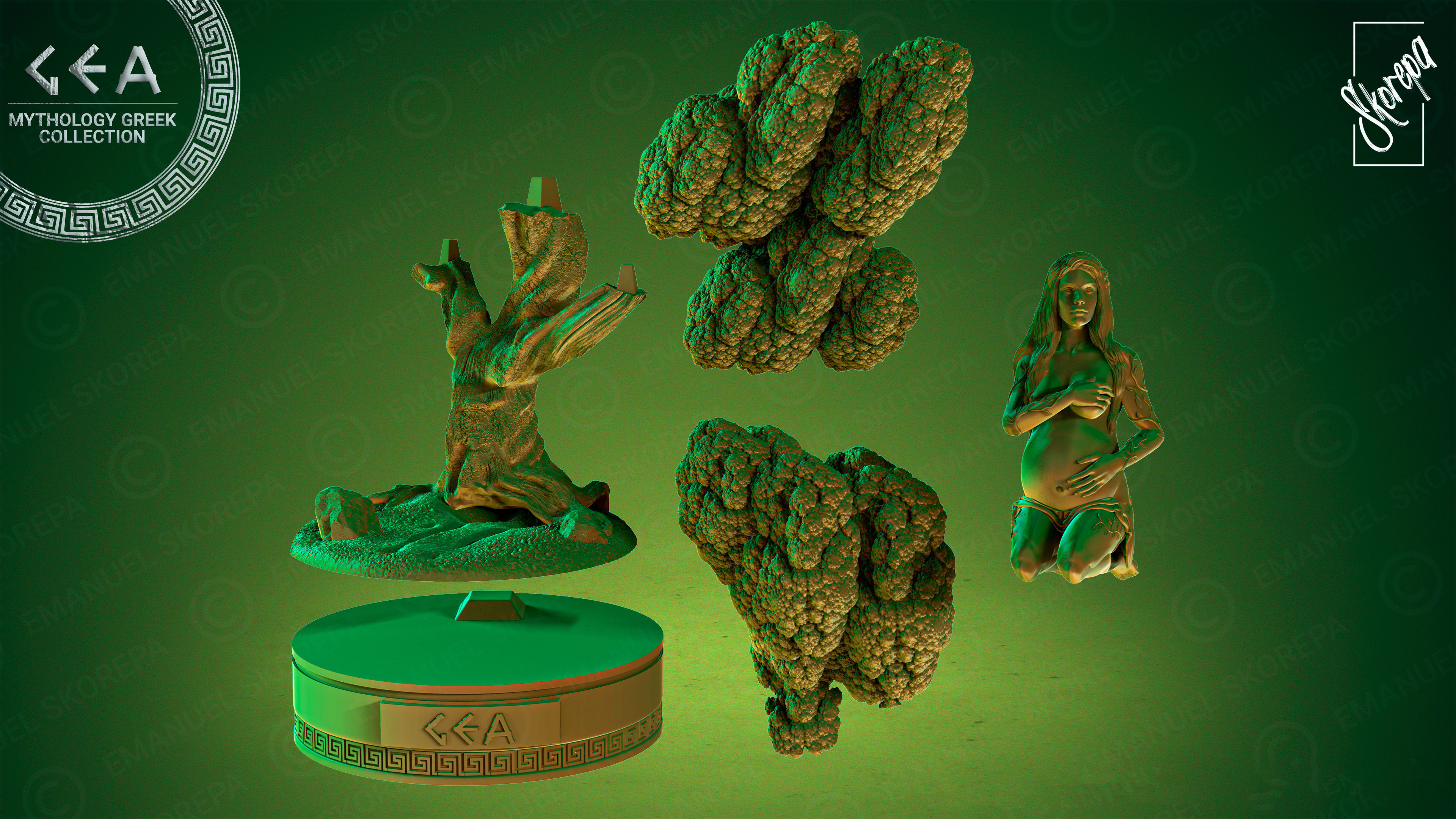 GEA - Greek Mythology Collection 3D print model_7