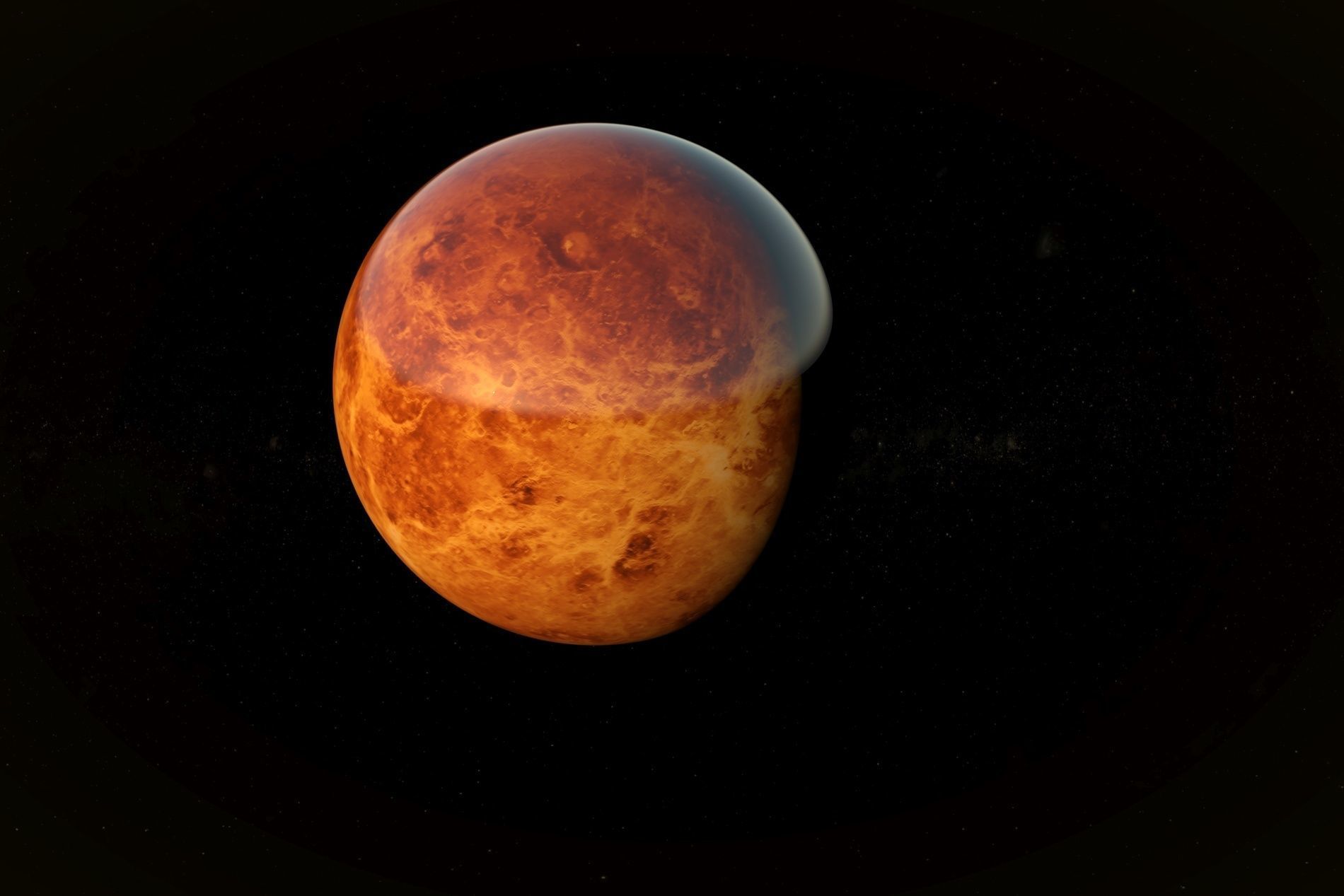 Planet Venus 3D Model 8K Low-poly 3D model_6