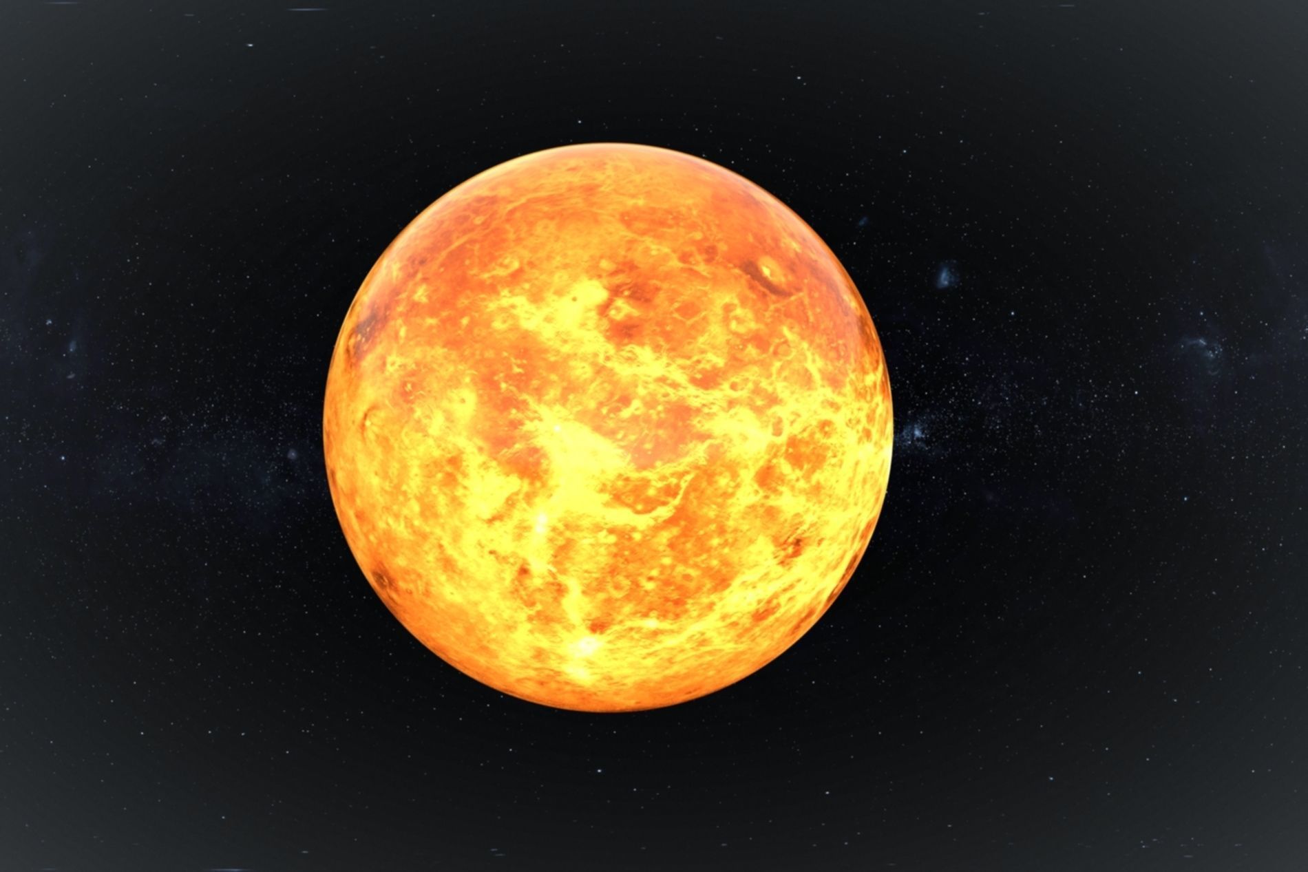 Planet Venus 3D Model 8K Low-poly 3D model_19