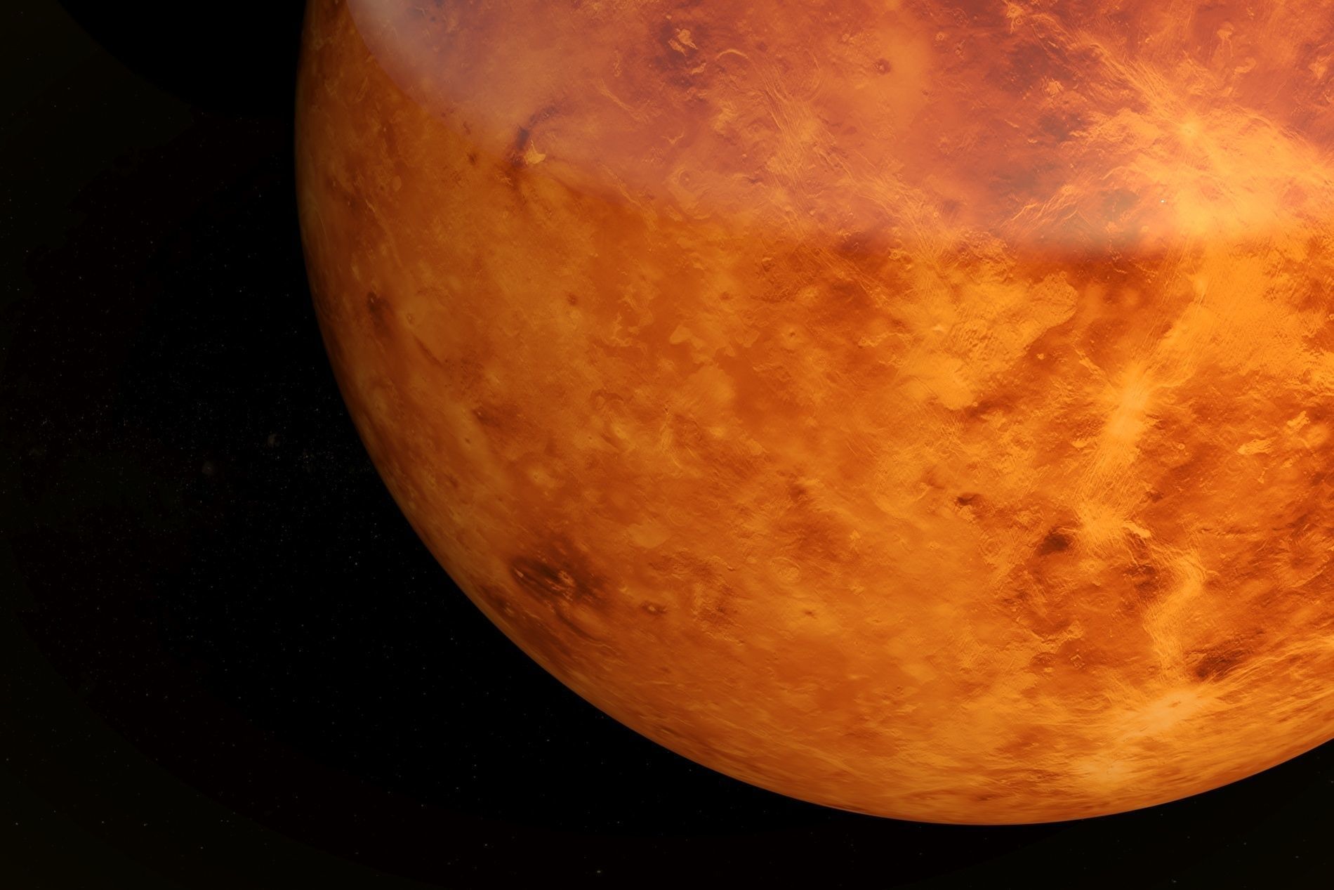 Planet Venus 3D Model 8K Low-poly 3D model_8