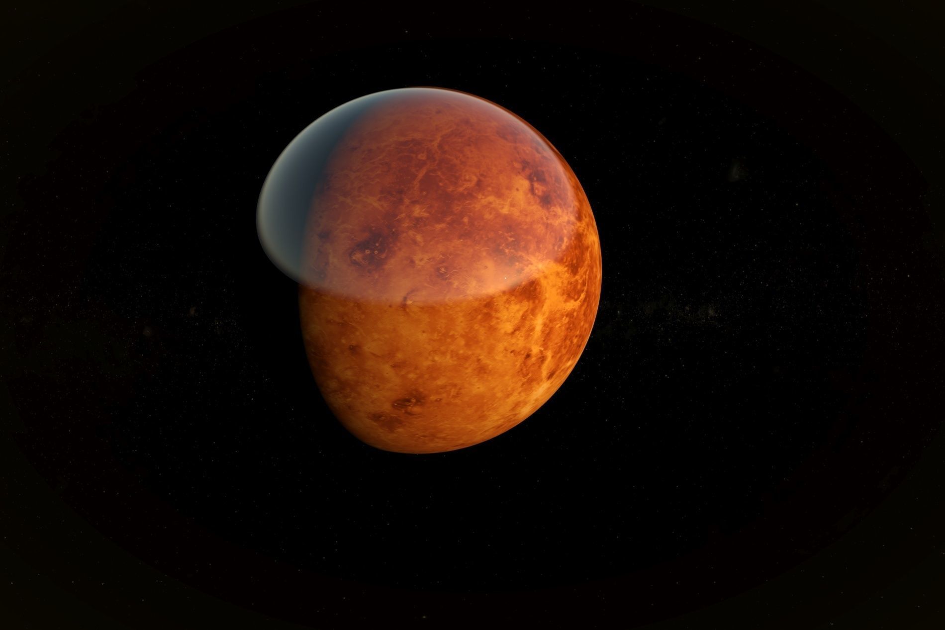 Planet Venus 3D Model 8K Low-poly 3D model_5