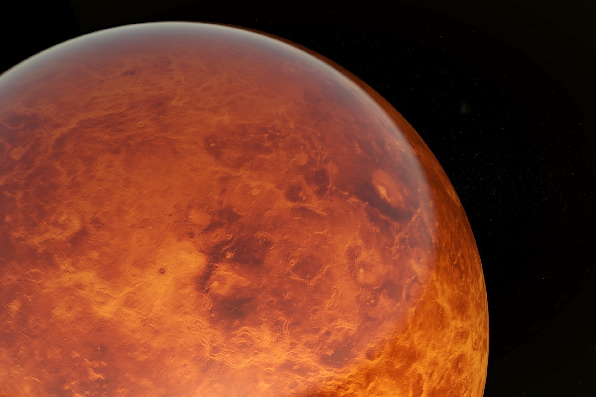 Planet Venus 3D Model 8K Low-poly 3D model_7