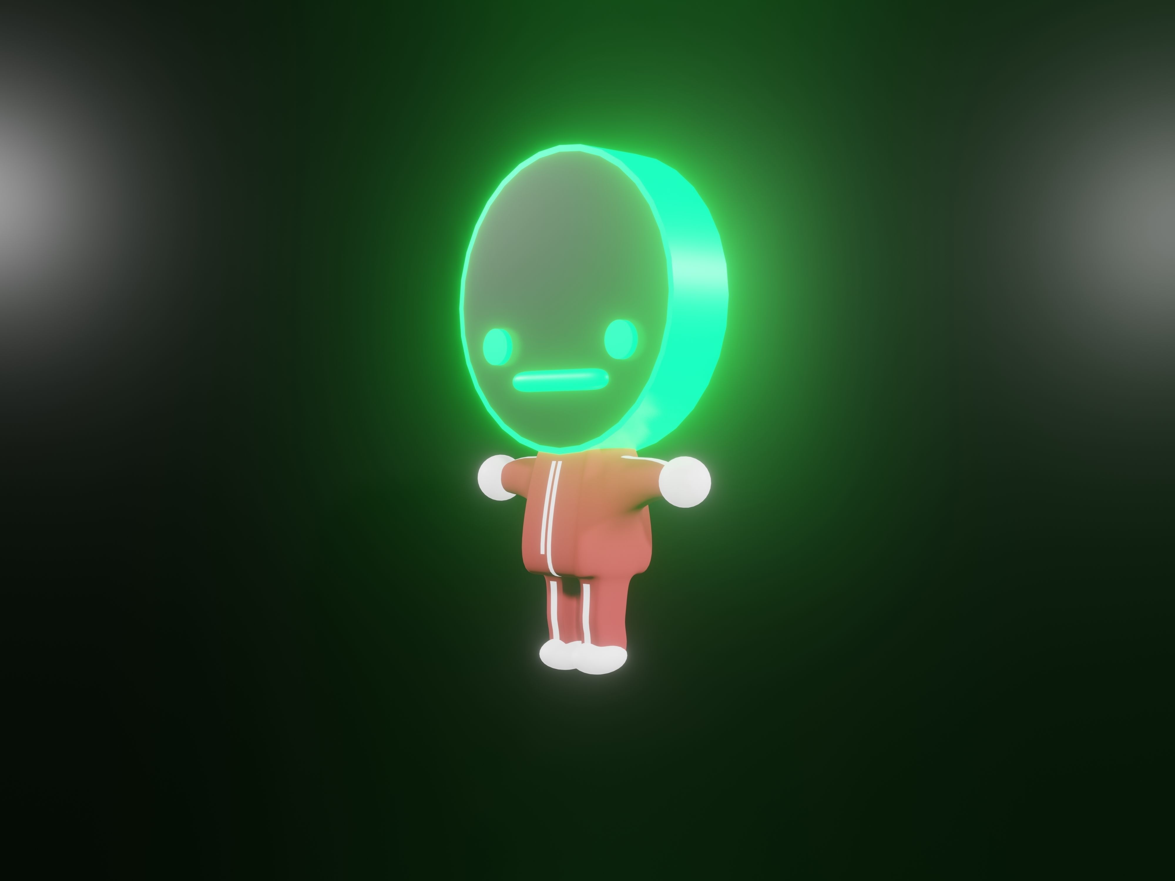 Funny 3d characters for games or animation Low-poly 3D model_1