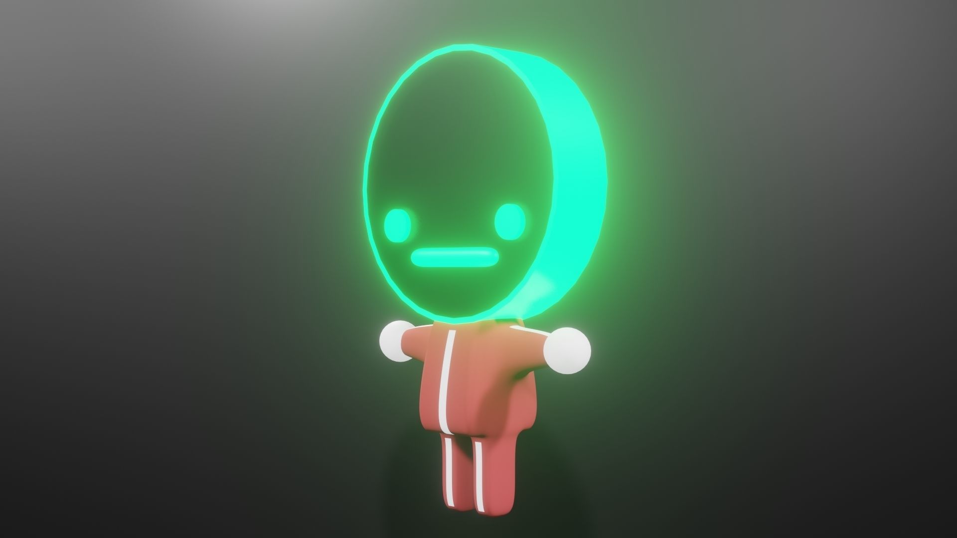 Funny 3d characters for games or animation Low-poly 3D model_3