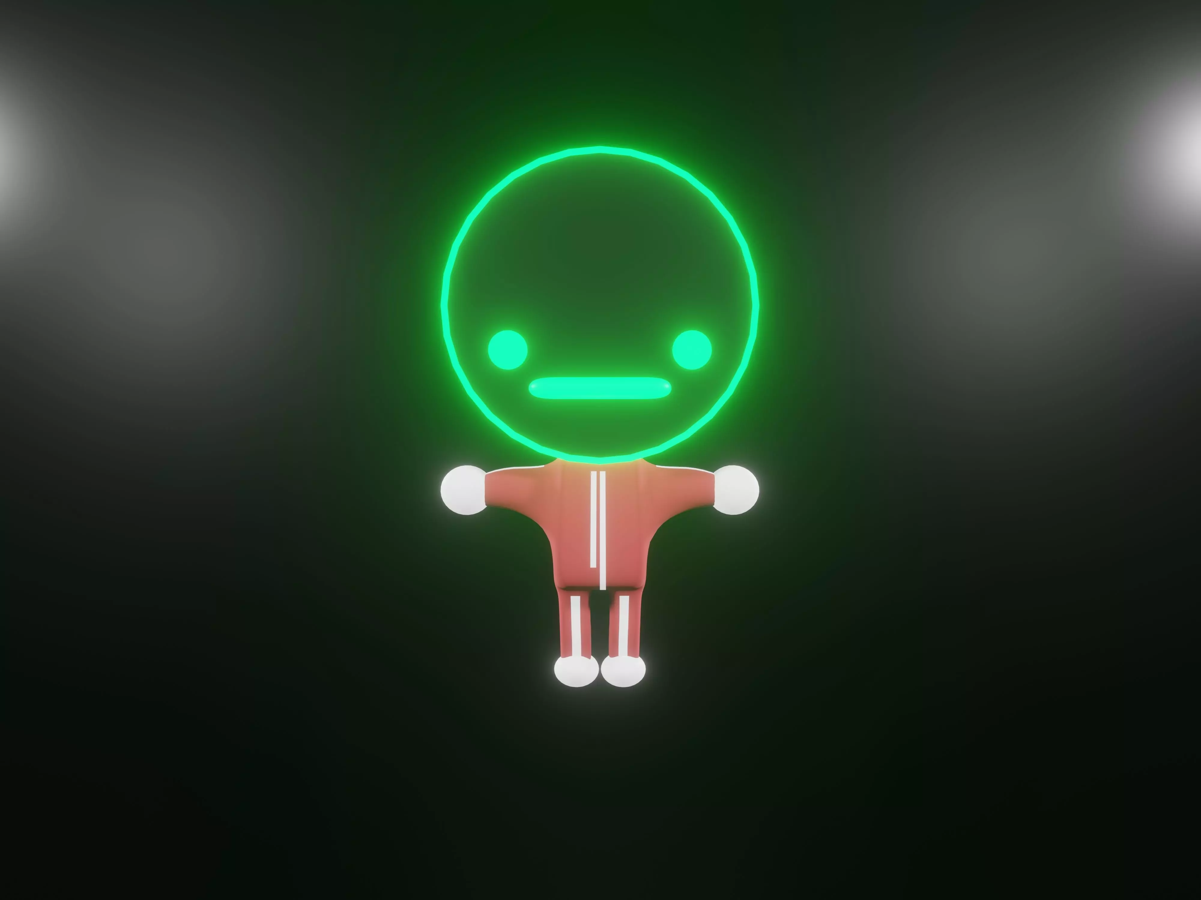 Funny 3d characters for games or animation Low-poly 3D model_0