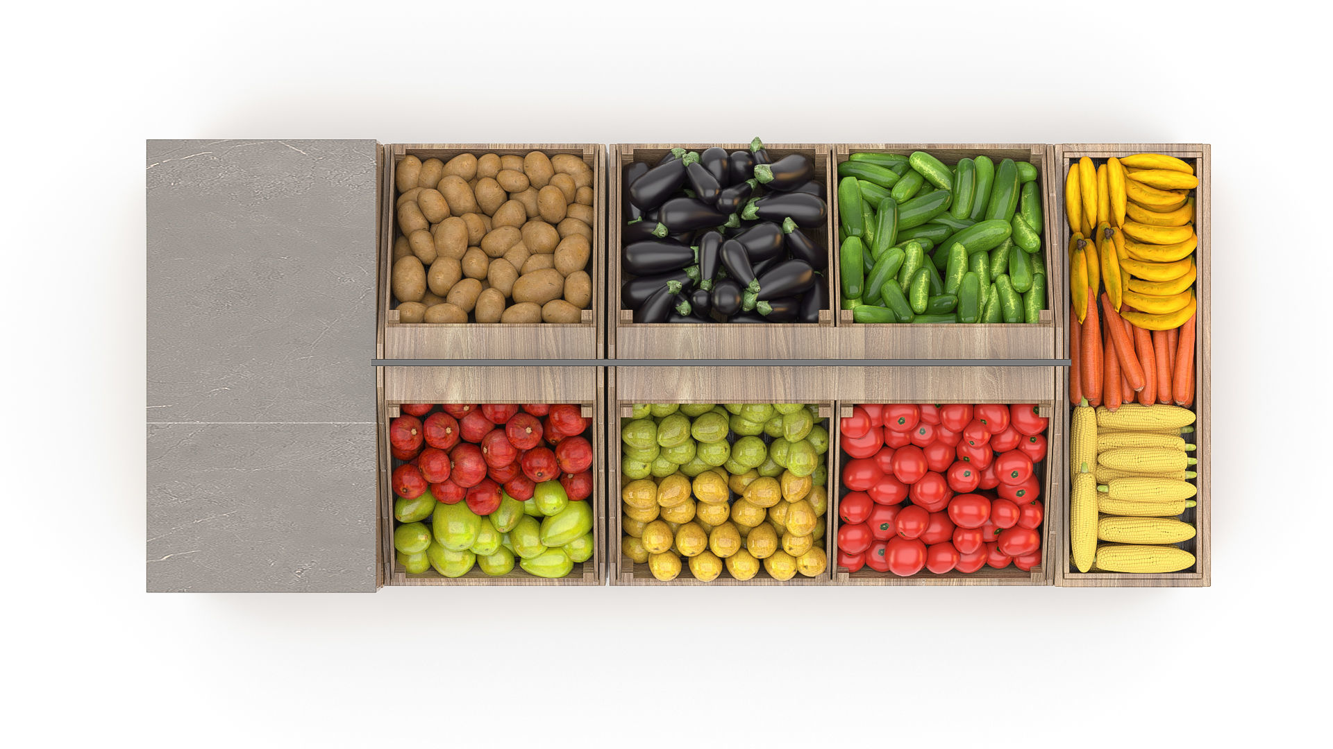 Vegetable Camber 3D model_2