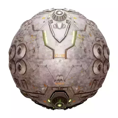 PBR Sci-Fi Industrial Texture 40