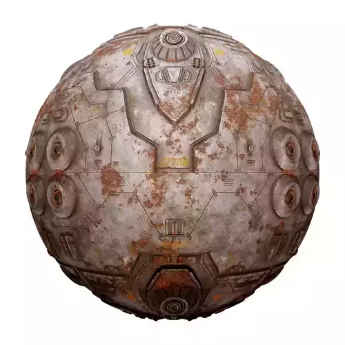 PBR Sci-Fi Industrial Texture 41
