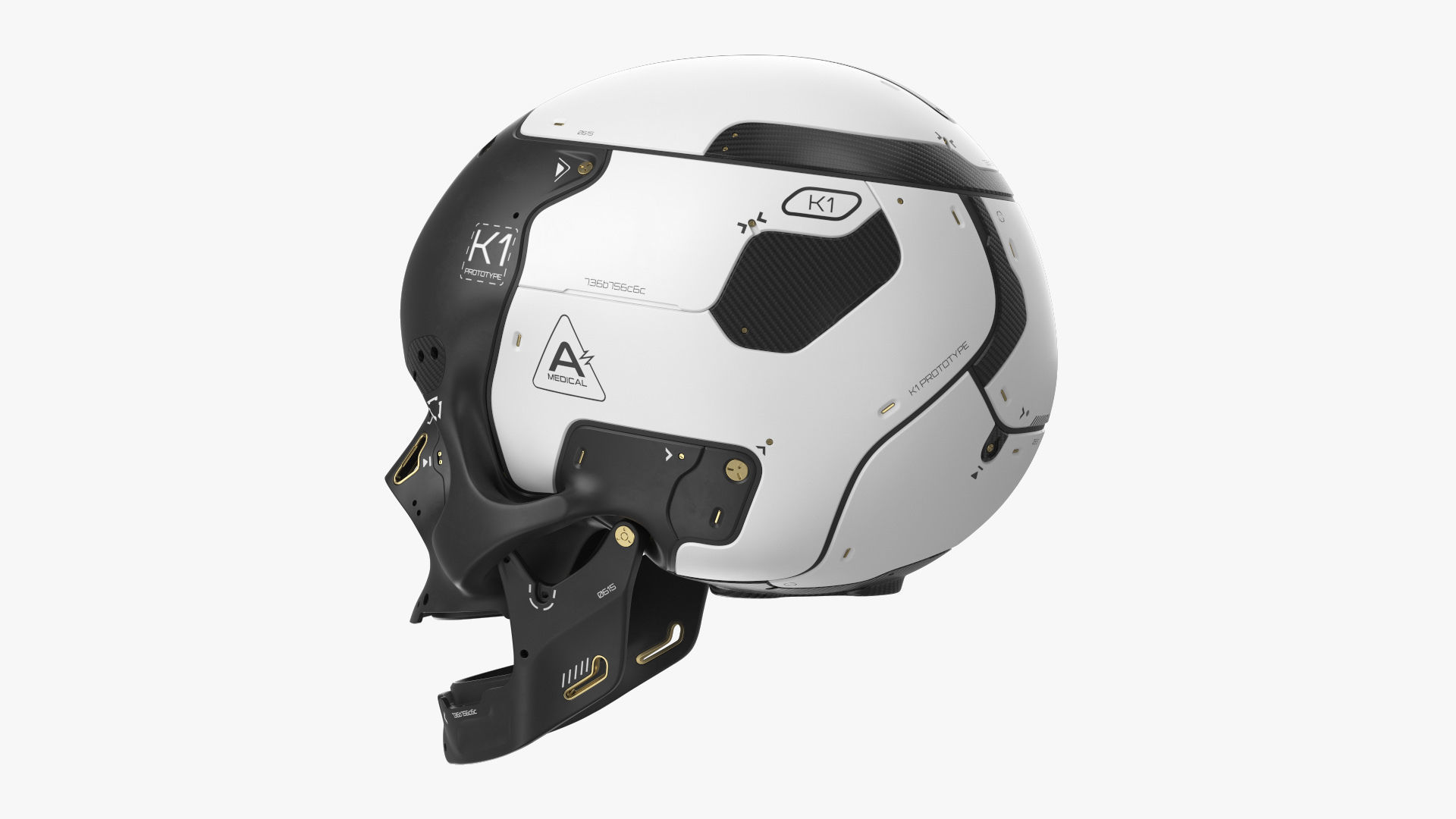 Artificial Skull 3D model_5