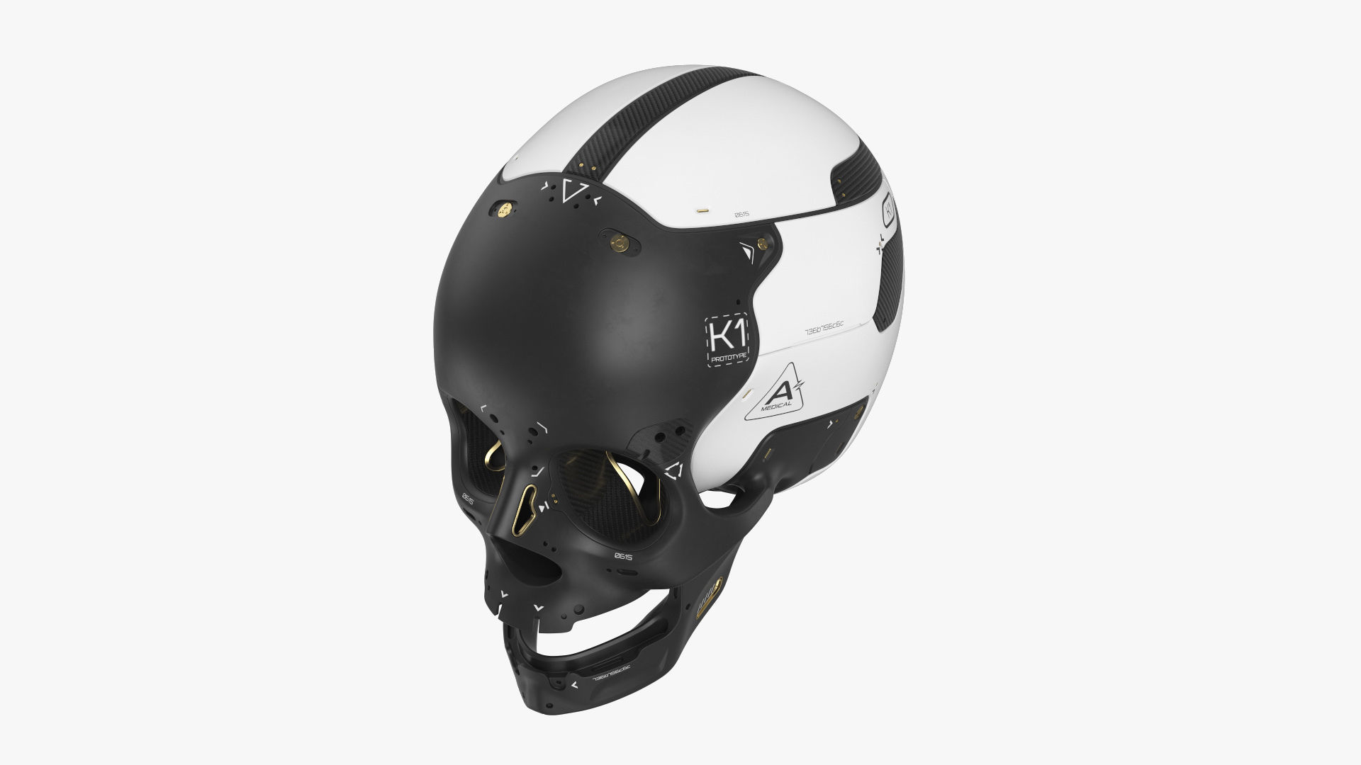 Artificial Skull 3D model_3