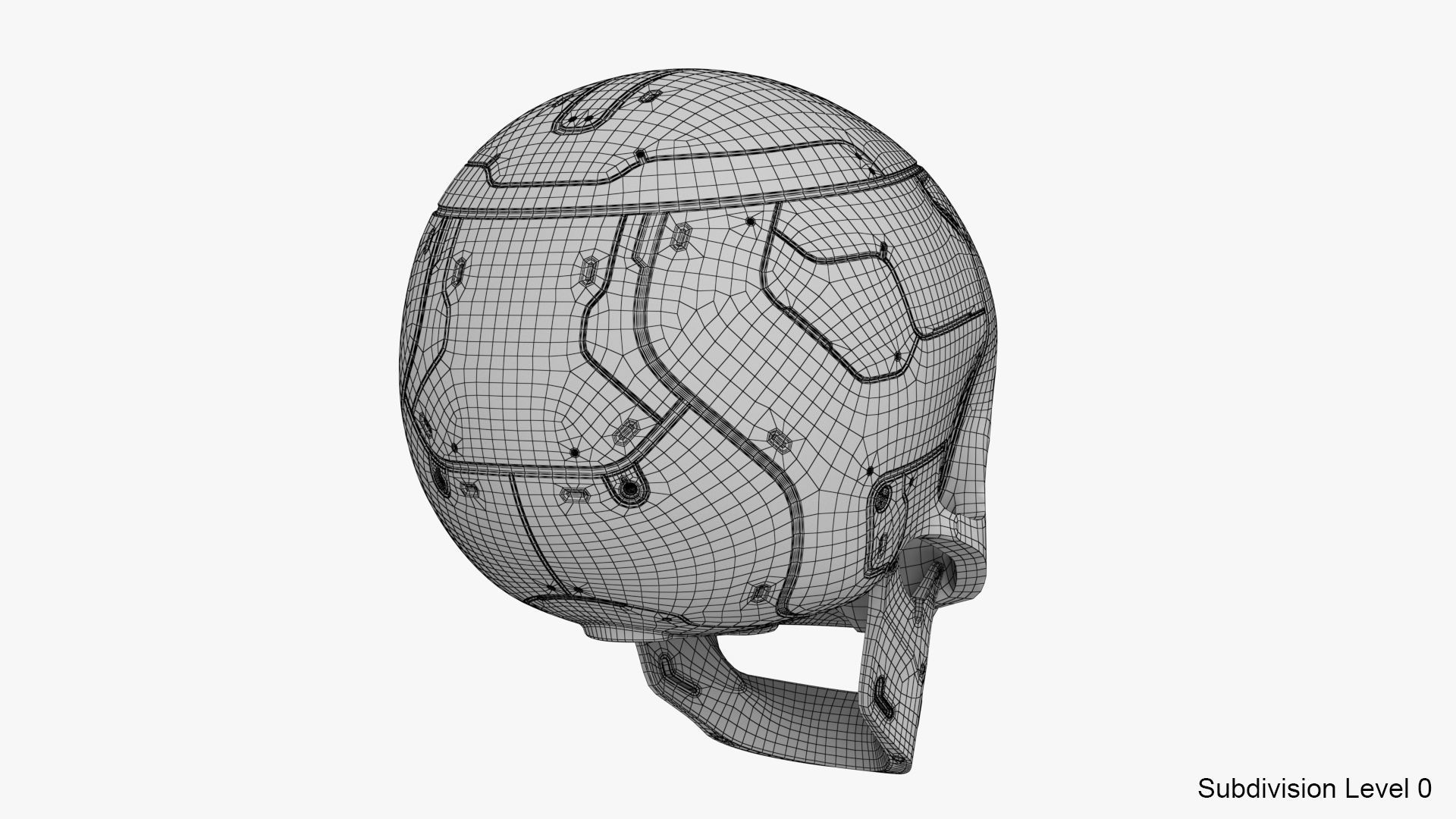 Artificial Skull 3D model_17