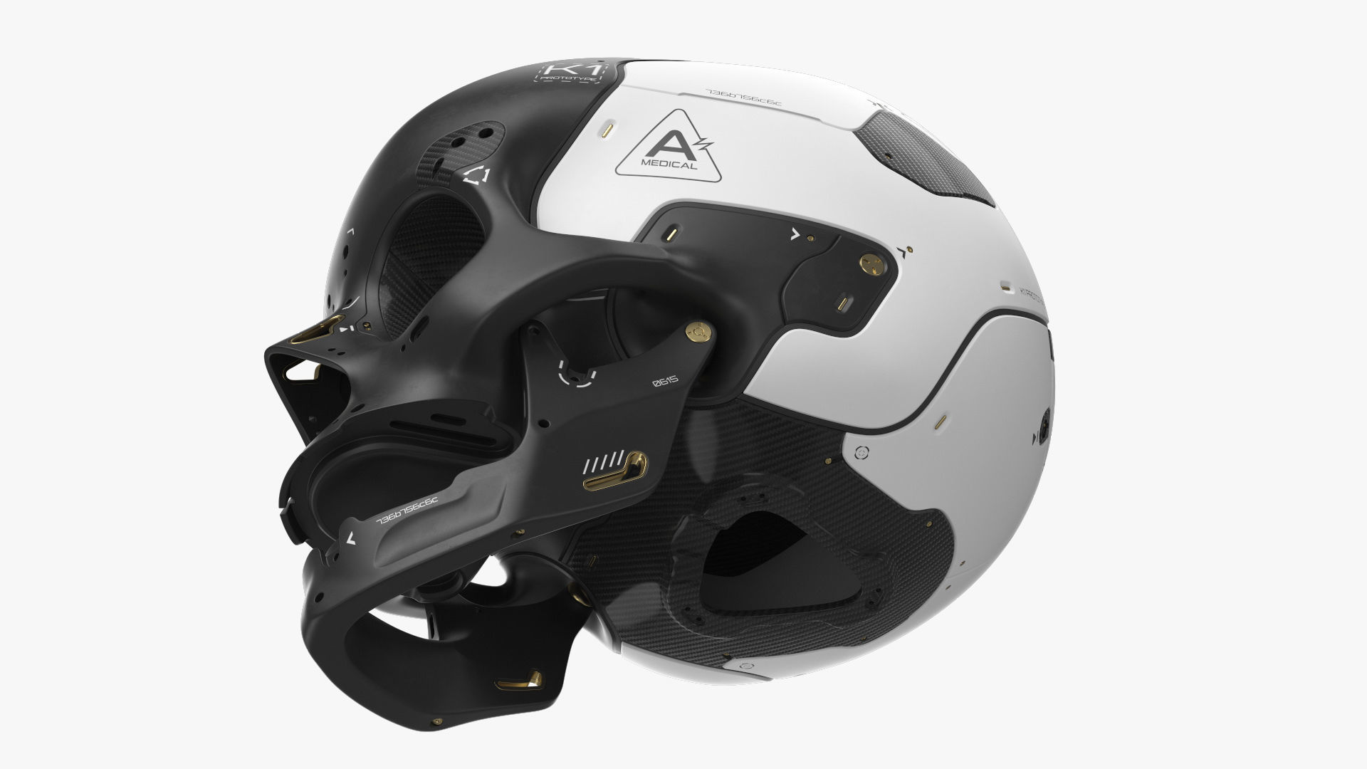 Artificial Skull 3D model_12