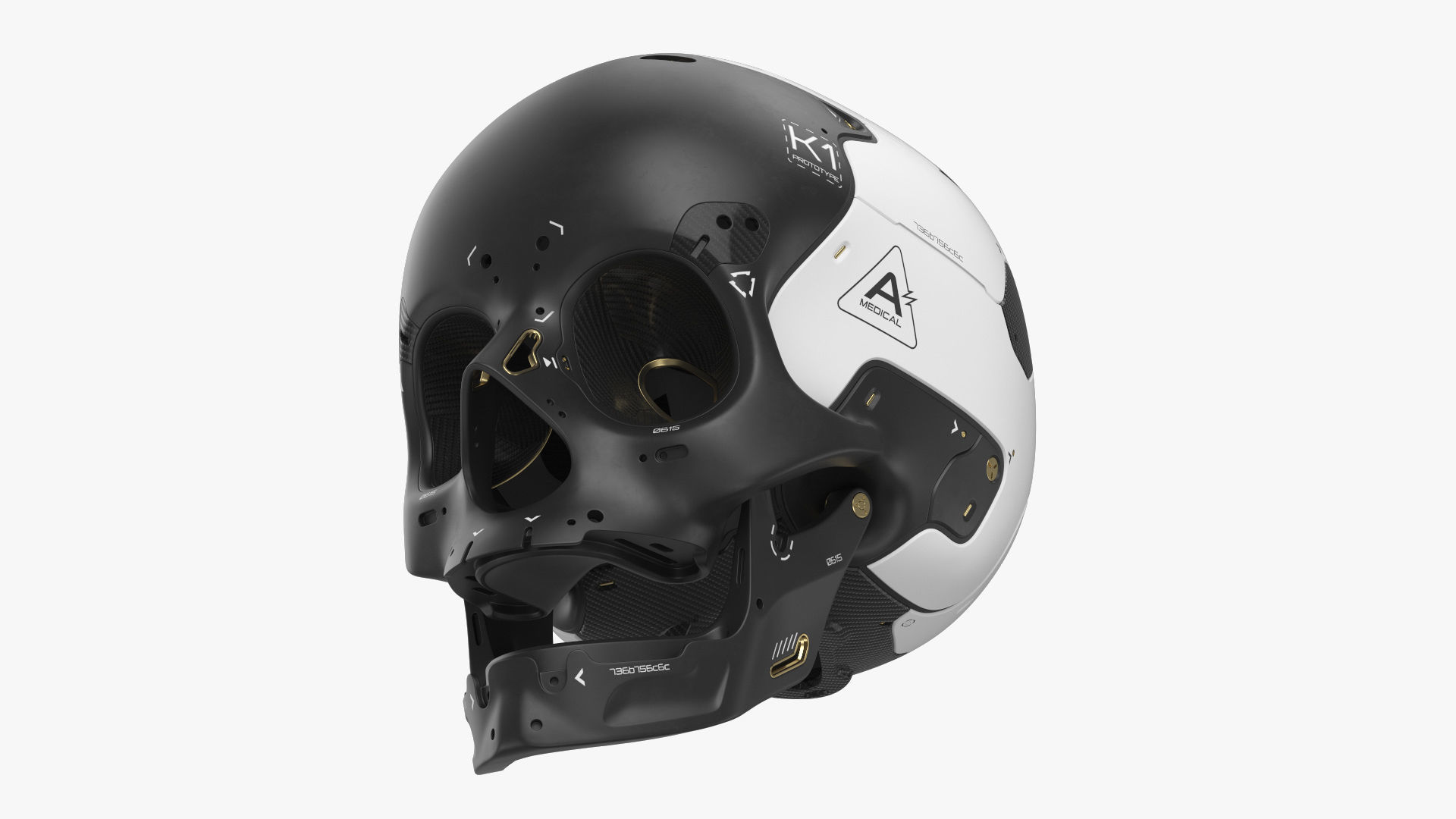 Artificial Skull 3D model_11