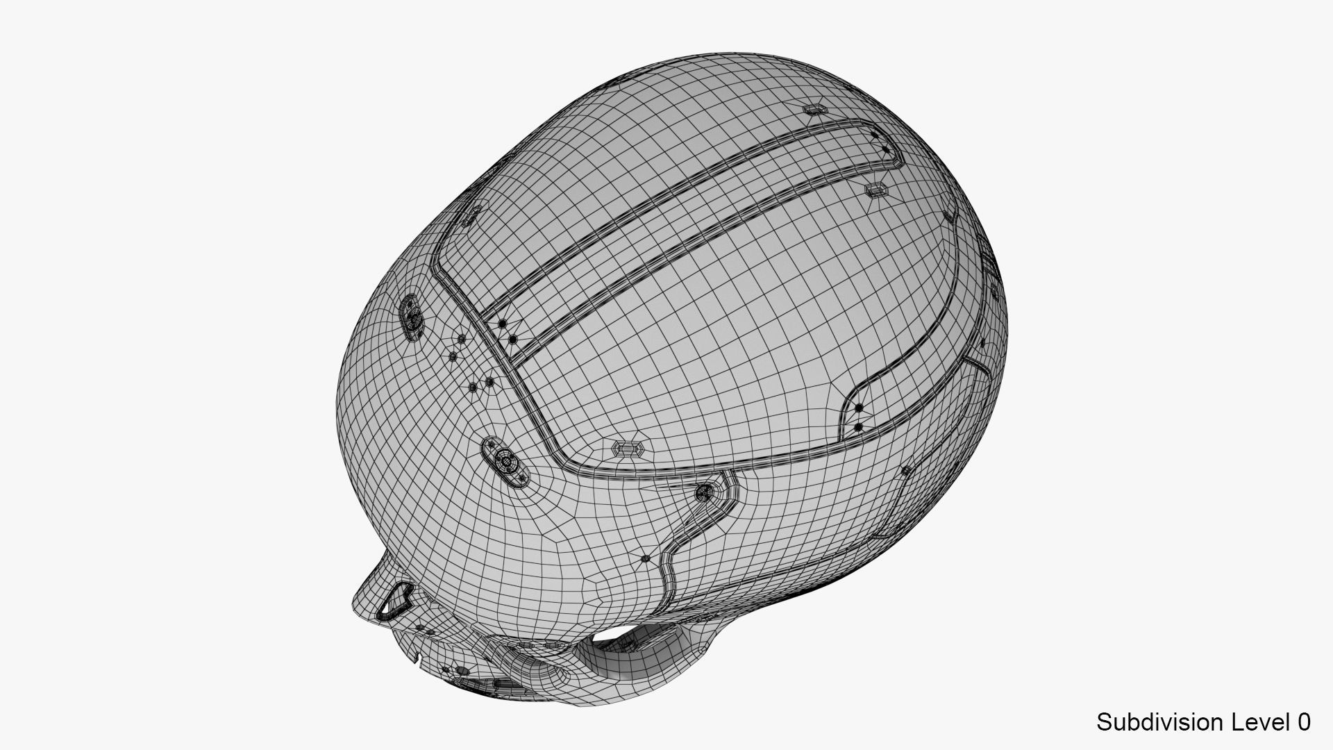 Artificial Skull 3D model_19