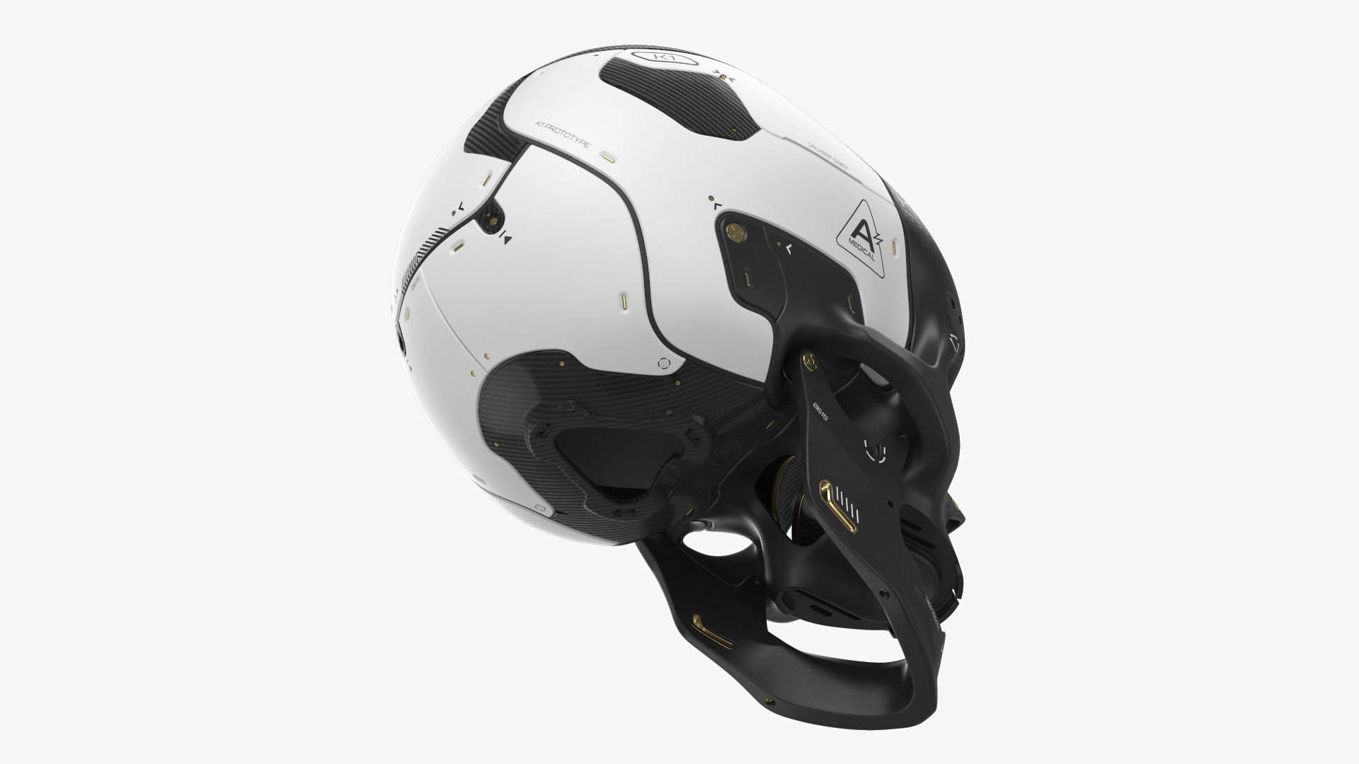 Artificial Skull 3D model_13