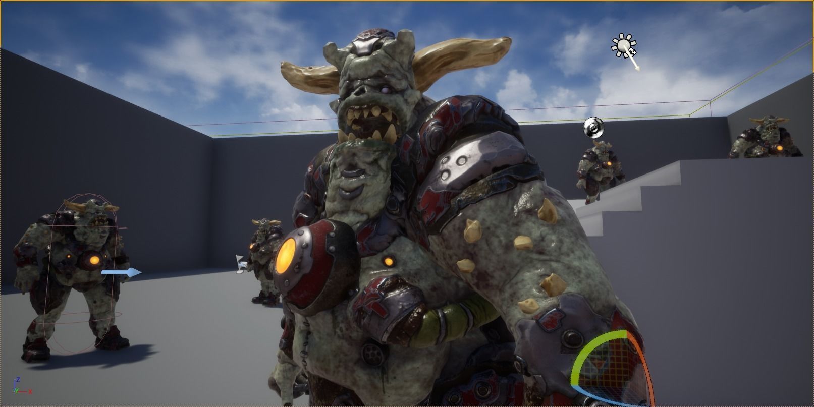 Demon soldier Low-poly 3D model_14