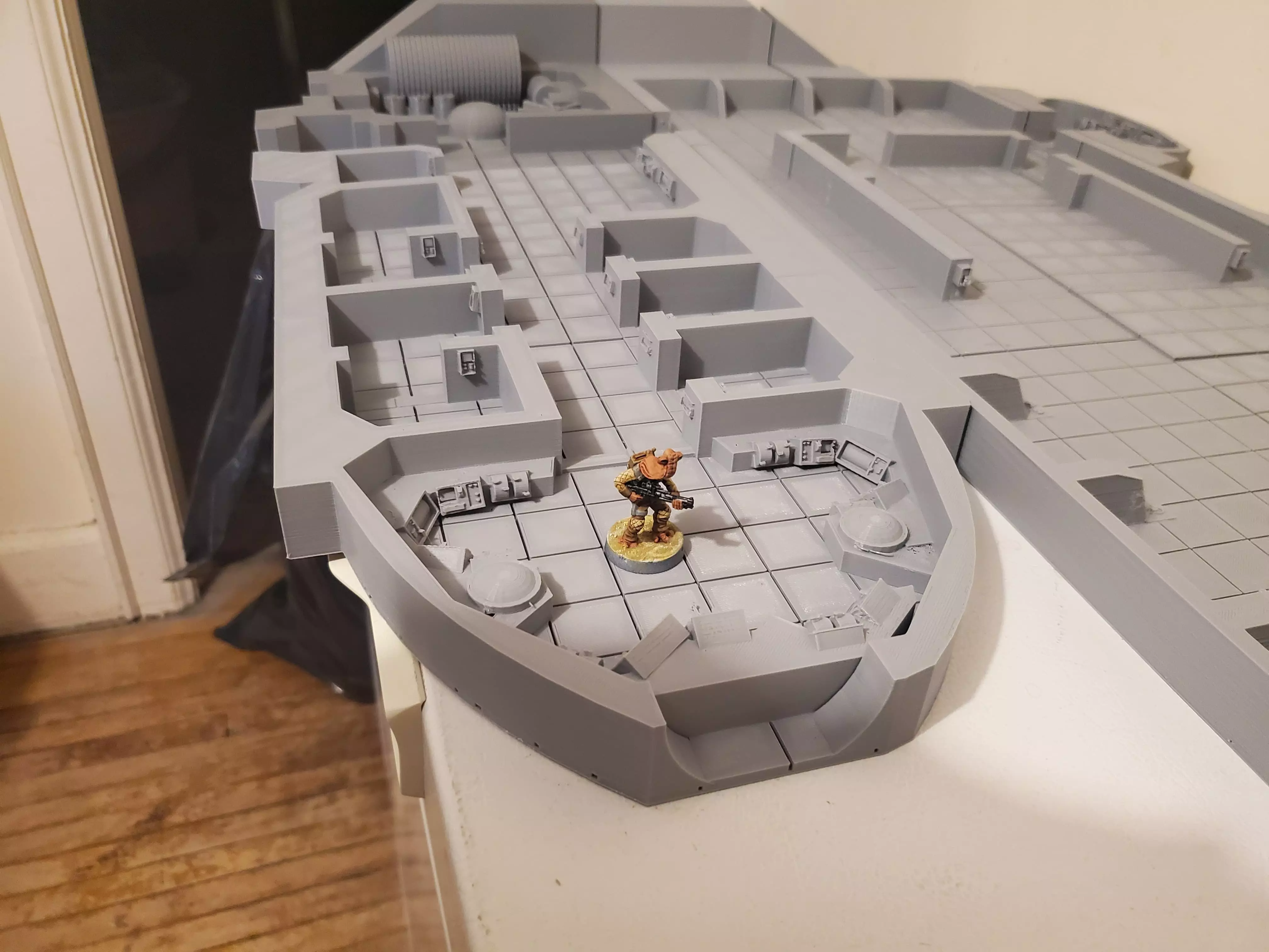 Wayfarer ship Gameboard 3D print model_0