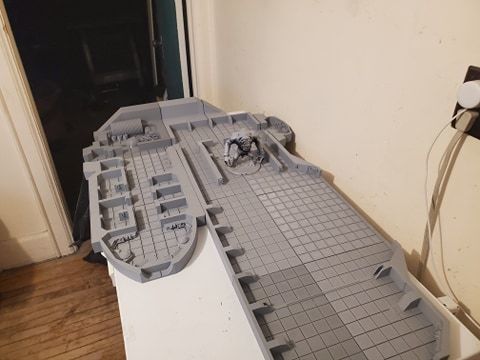 Wayfarer ship Gameboard 3D print model_4
