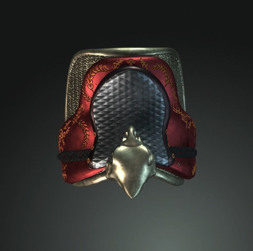 DT2 - Monkey King - Shoulder Armors Low-poly 3D model_3